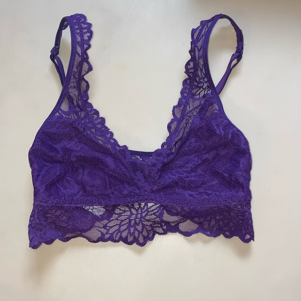 Victorias Secret Purple Lace Bralette